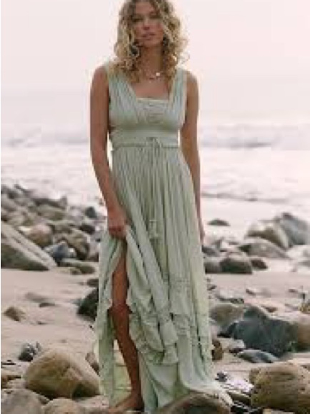 Free People Santa Maria Maxi Dress in Mauve - Picture 4 of 8